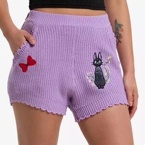 Studio Ghibli Kiki's‎ Delivery Service Jiji Knit Lounge Shorts Hot Topic